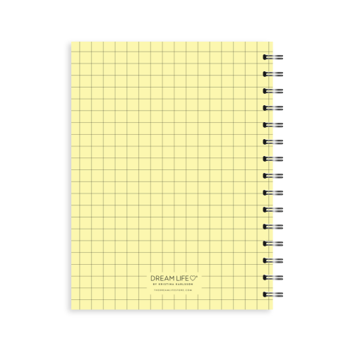 A5 Spiral Bullet Journal - Yellow