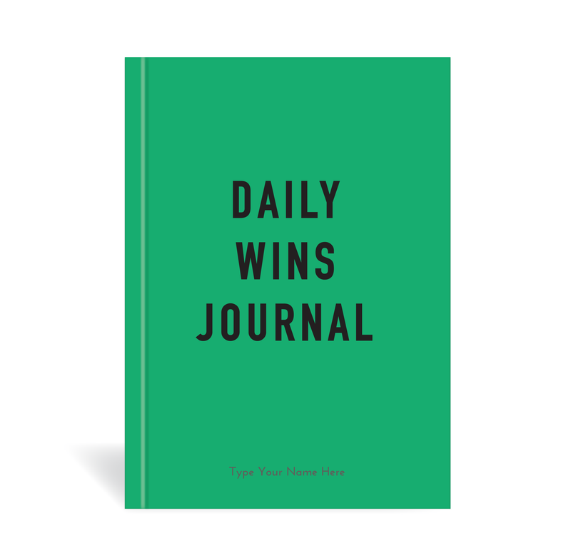A5 Daily Wins Journal - Emerald