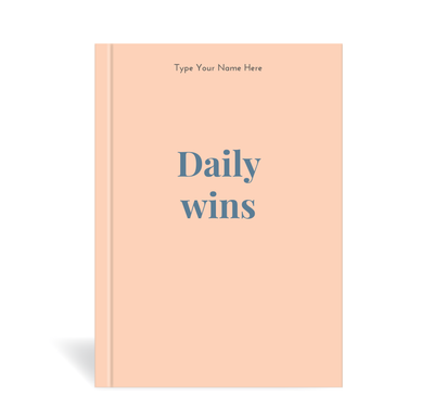 A5 Journal - Daily Wins - Peach