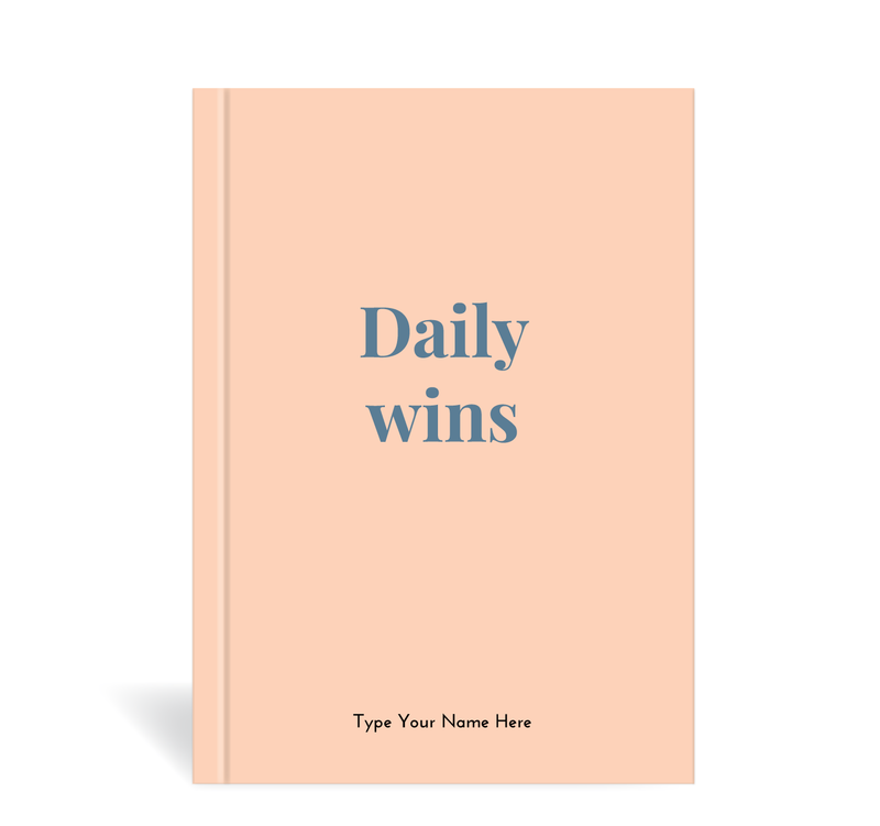 A5 Journal - Daily Wins - Peach