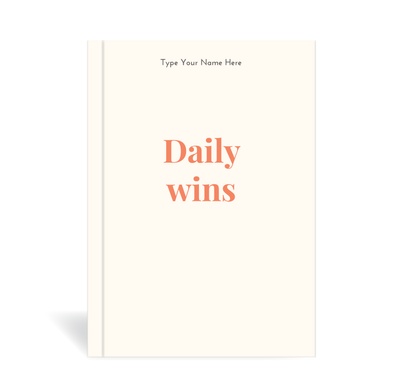 A5 Journal - Daily Wins - Creme