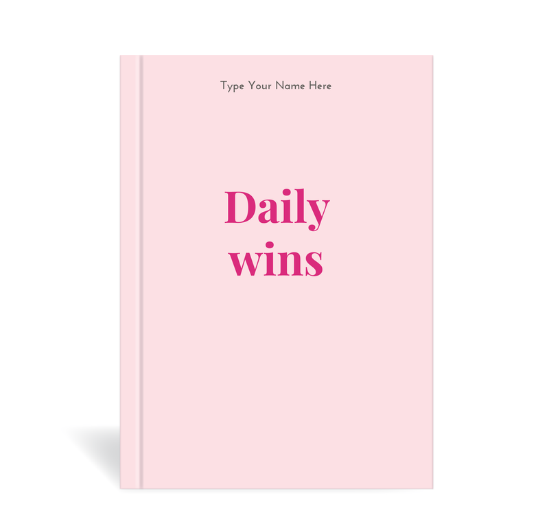 A5 Journal - Daily Wins - Pink