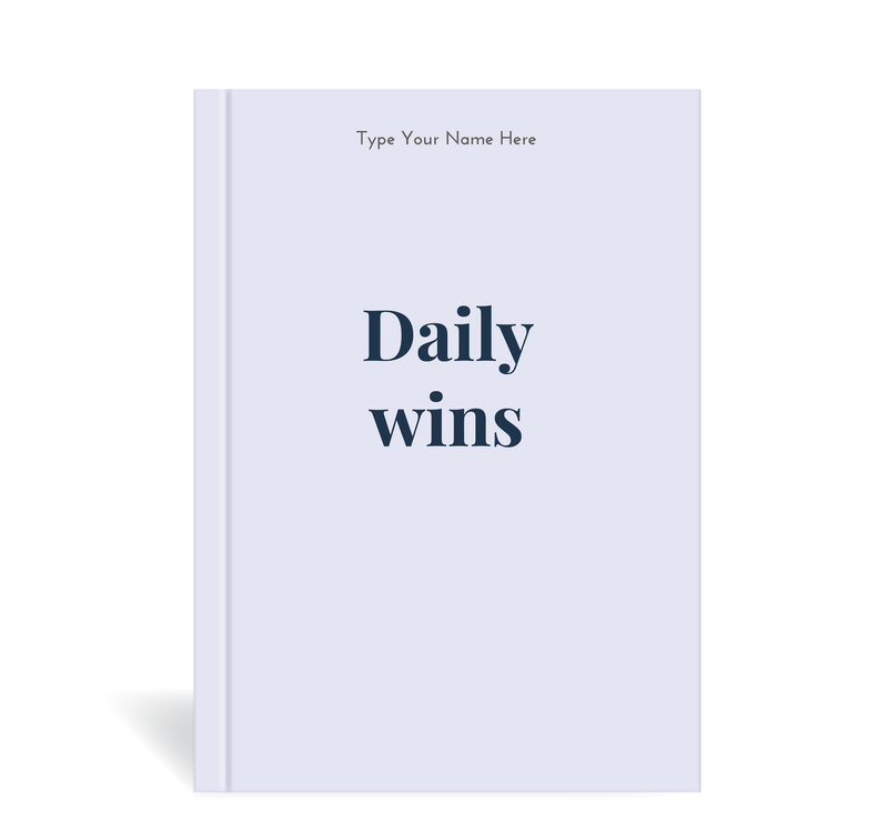 A5 Journal - Daily Wins - Purple