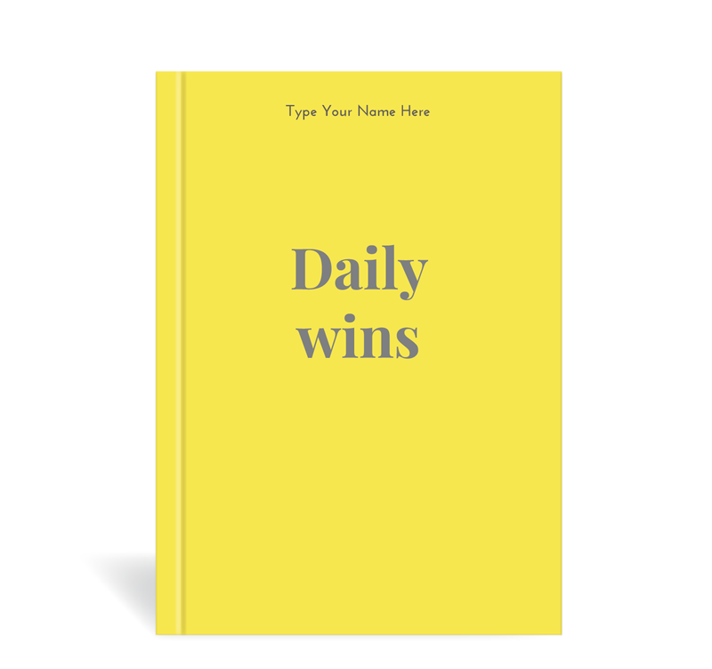 A5 Journal - Daily Wins - Yellow
