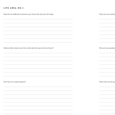 BONUS: Dream Life Story Exercise & Worksheet - FREE Downloadable PDF