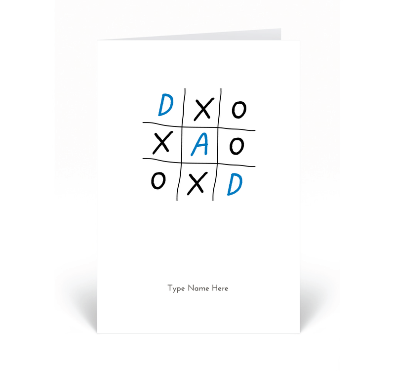 Personalised Card - Dad