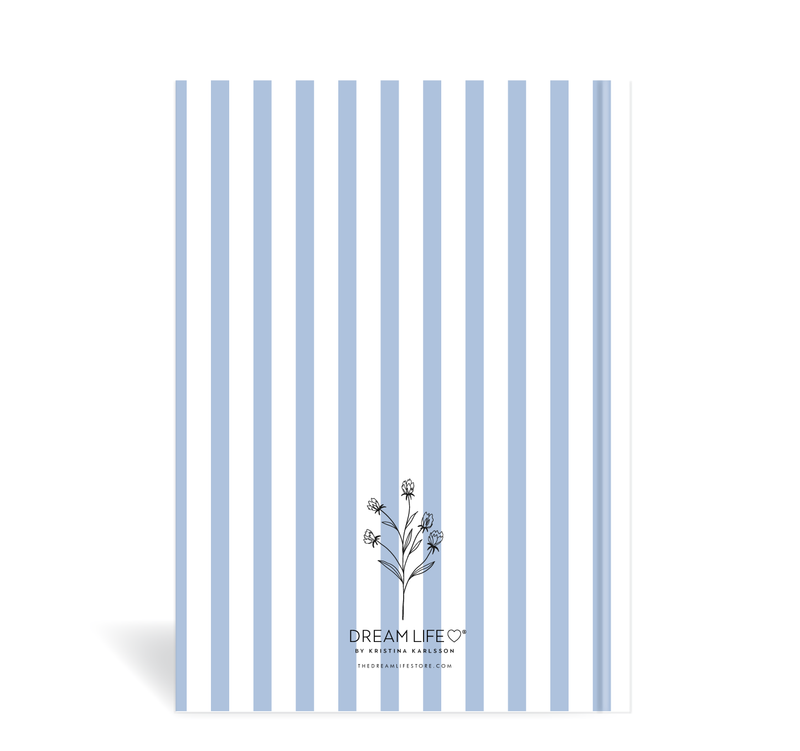 A5 Journal - Floral Stripe - Lavender