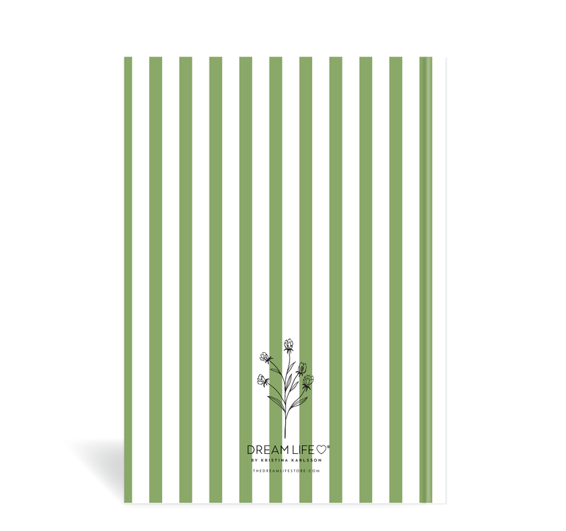 A5 Journal - Gratitude - Floral Stripe - Tendril
