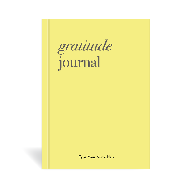 A5 Journal - Gratitude - Yellow