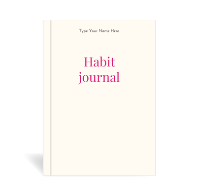A5 Journal - Habit - Creme