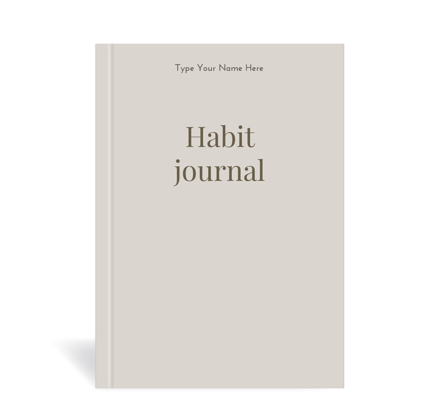 A5 Journal - Habit - Grey – Dream Life