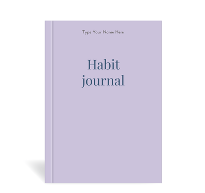 A5 Journal - Habit - Purple