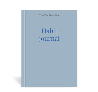 A5 Journal - Habit - Blue