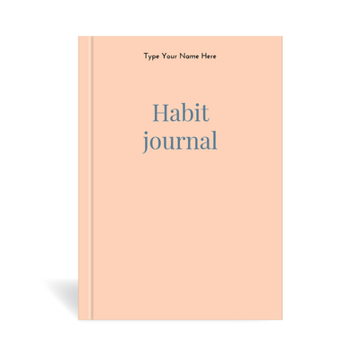 A5 Journal - Habit - Peach