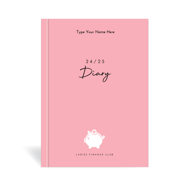 A5 24/25 Financial Diary - Ladies Finance Club - Watermelon