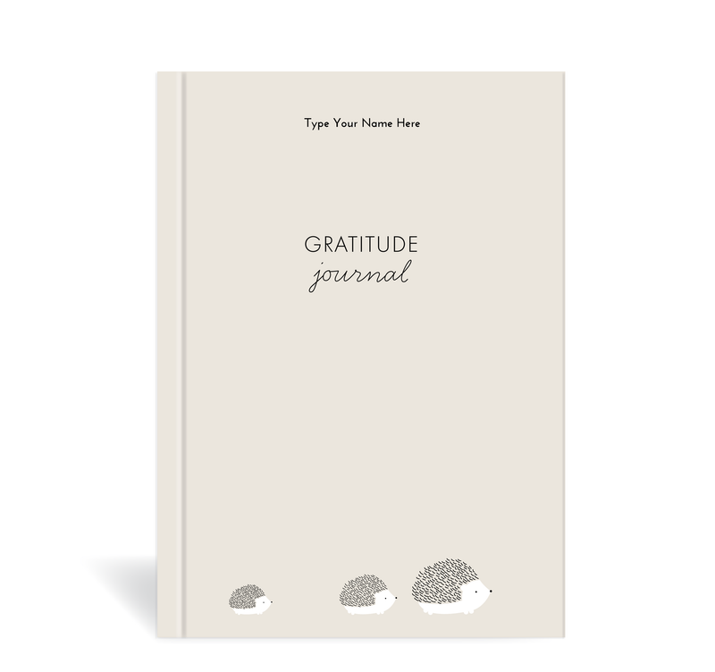A5 Journal - Gratitude - Igelkott - Grey
