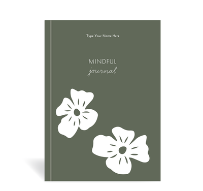 A5 Journal - Mindful - Blomster - Green