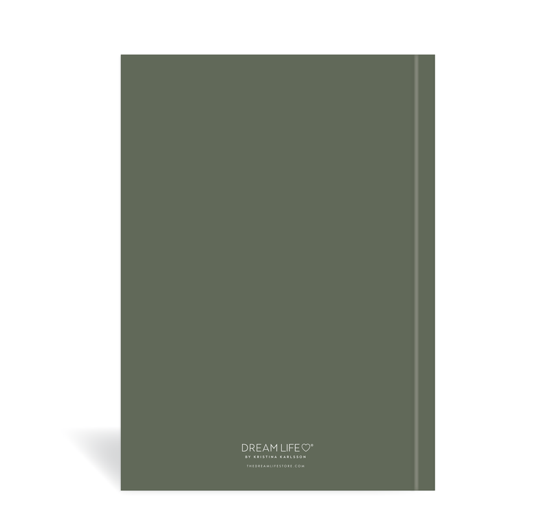 A5 Journal - Mindful - Blomster - Green