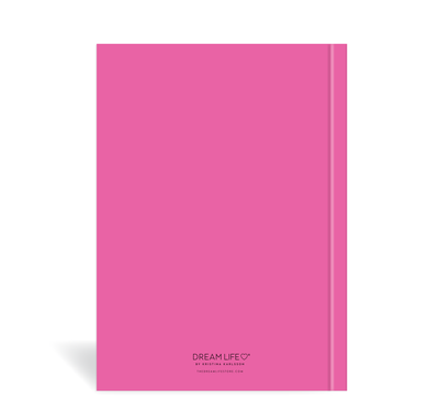 A5 Journal - Mindful - Blomster - Hot Pink