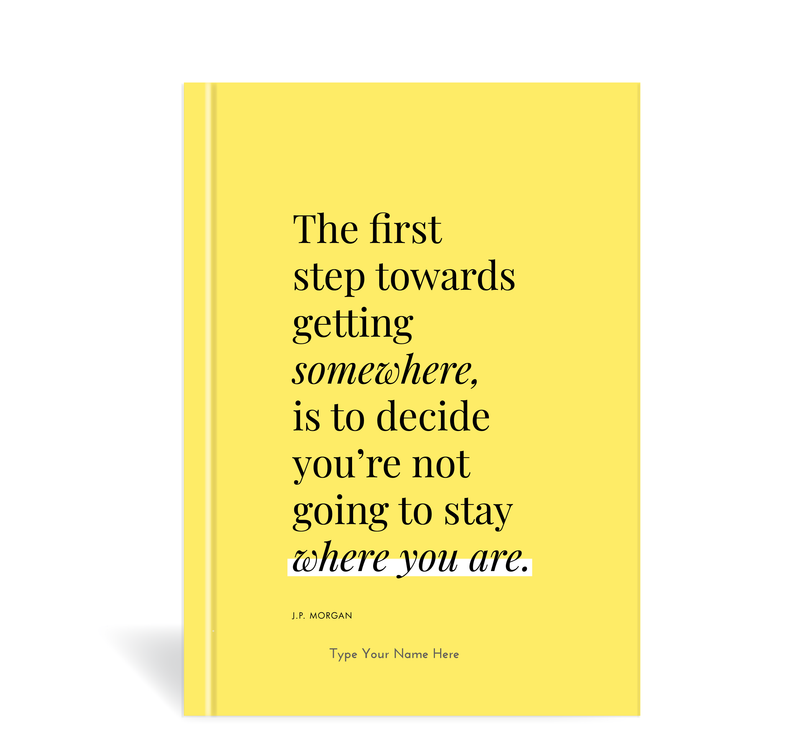 A5 Journal -The First Step...