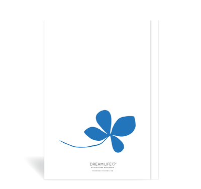 A5 24/25 Mid-Year Diary - Leaves - Blue