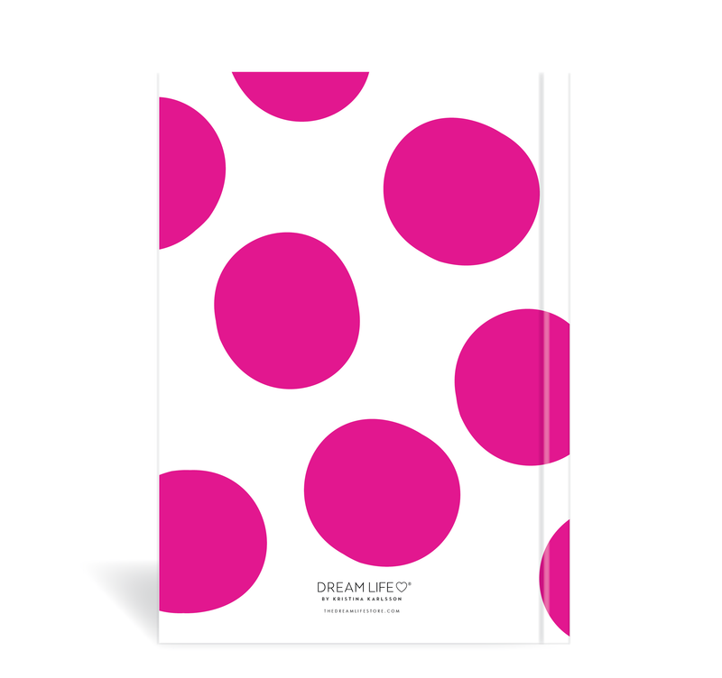 A5 24/25 Mid-Year Diary - Dot - Hot Pink
