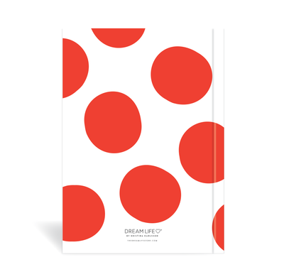 A5 24/25 Mid-Year Diary - Dot - Red