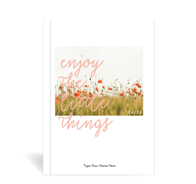 A5 24/25 Mid-Year Diary - Poppies