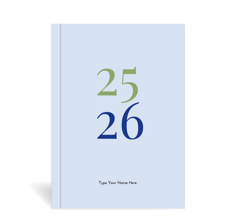 A5 25/26 Mid-Year Diary - Blue