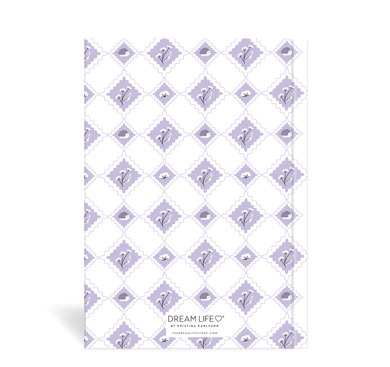 A5 24/25 Mid-Year Diary - Harlekin - Purple
