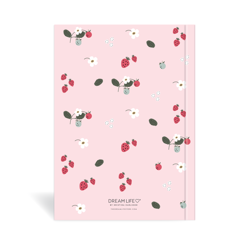 A5 24/25 Mid-Year Diary - Berries - Pink