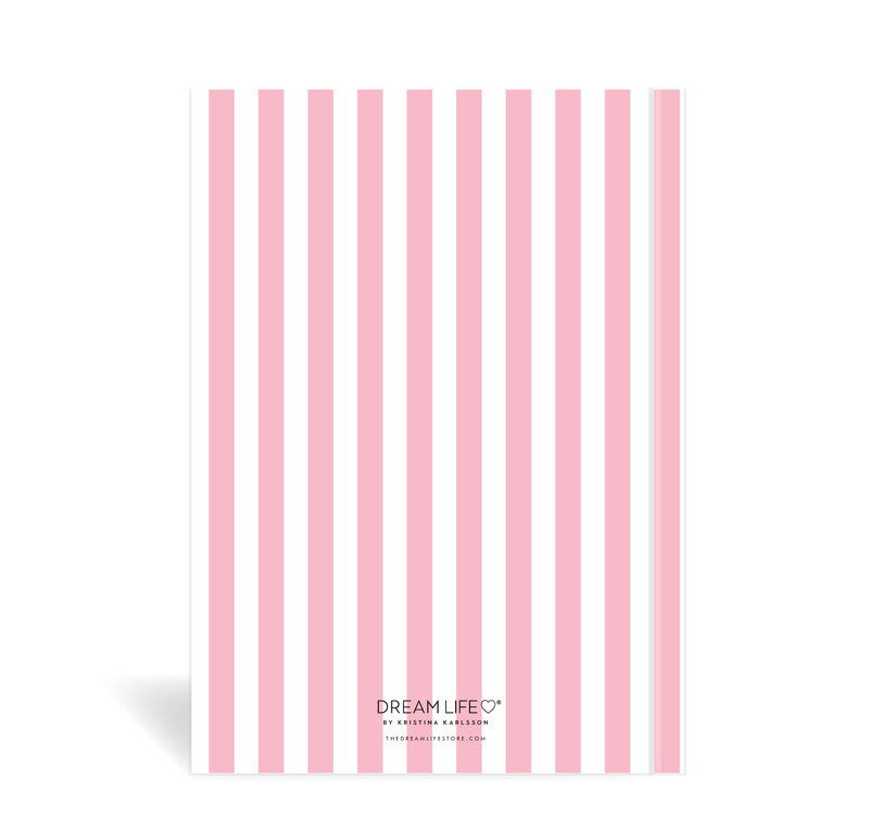 A5 25/26 Mid-Year Diary - Stripe - Rose