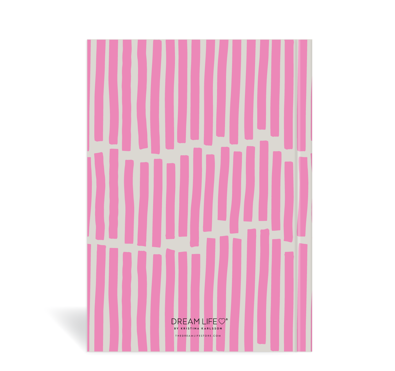 A5 25/26 Mid-Year Diary - Twigs - Pink