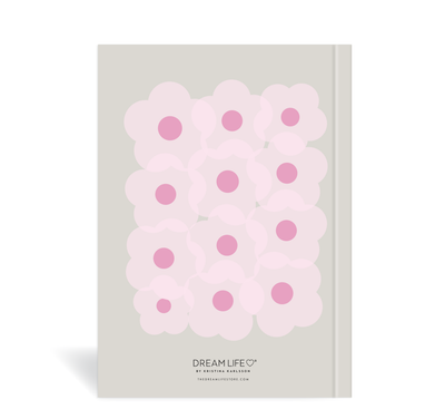A5 Journal - Flower power - Oatmilk