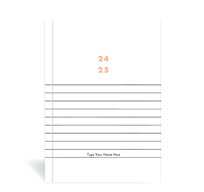 A5 24/25 Mid-Year Diary - Stripes