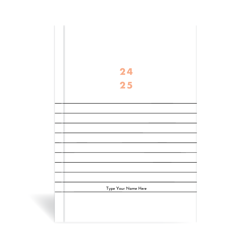 A5 24/25 Mid-Year Diary - Stripes