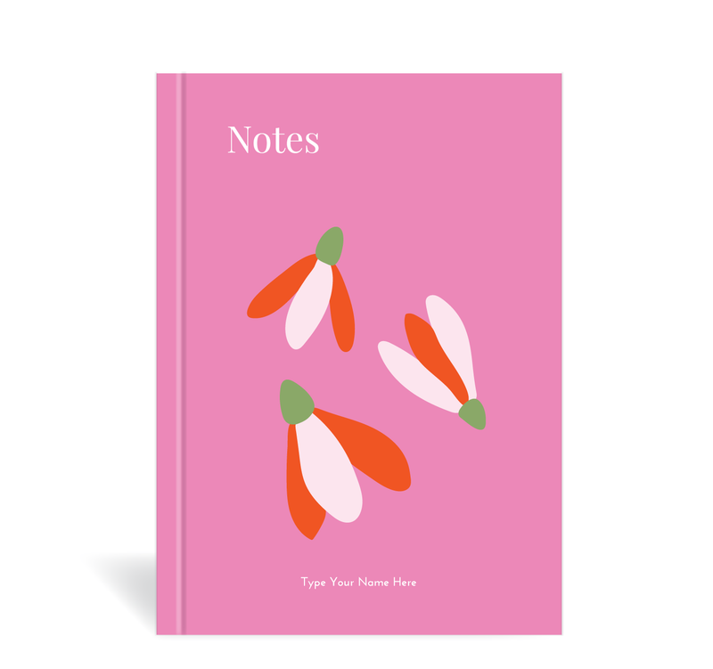 A5 Journal - Sippa - Hot Pink