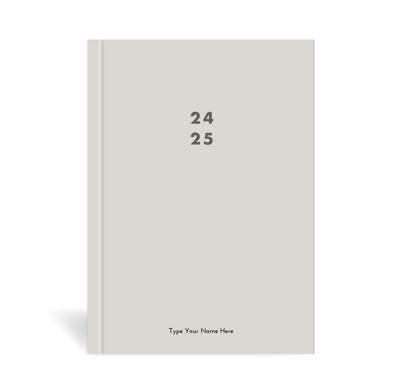 A5 24/25 Mid-Year Diary - Grey