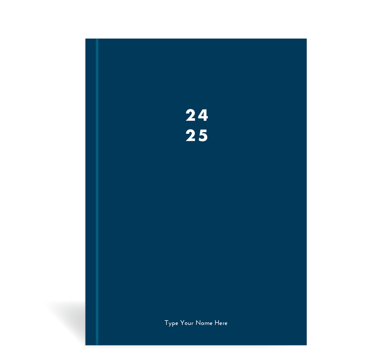 A5 24/25 Mid-Year Diary - Navy