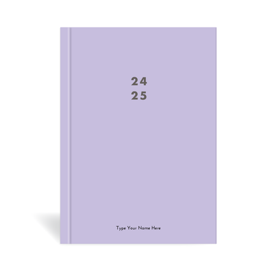 A5 24/25 Mid-Year Diary - Purple