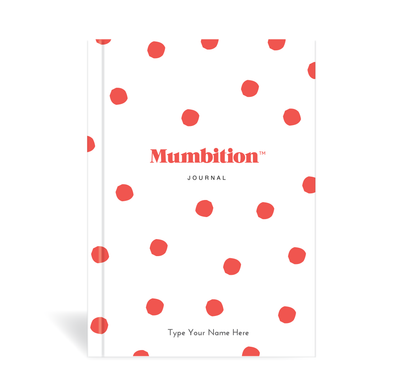 A5 Journal - Mums & Co - Mumbition™  - Dots - Red