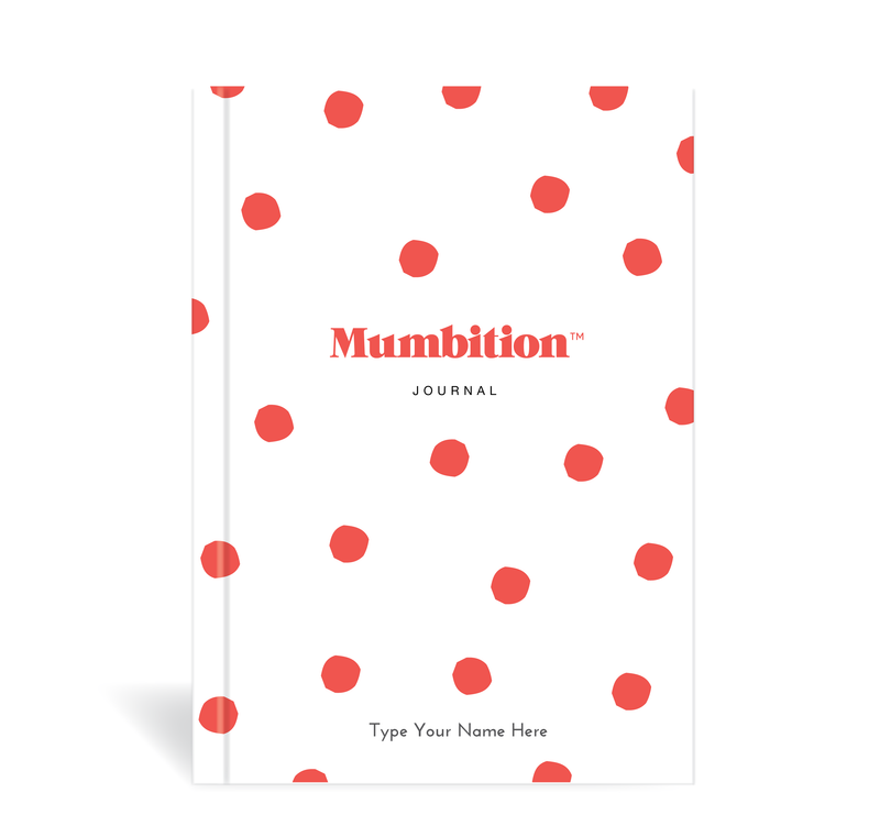 A5 Journal - Mums & Co - Mumbition™  - Dots - Red