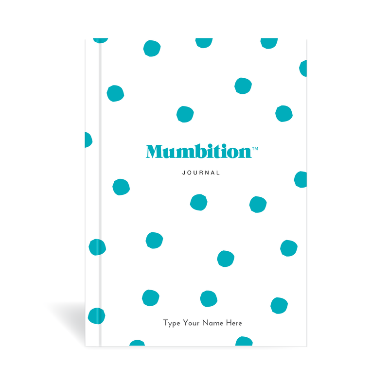 A5 Journal - Mums & Co - Mumbition™  - Dots - Teal