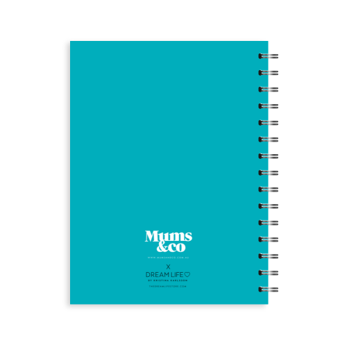 A5 Spiral Journal - Mums & Co - Mumbition™ - Teal