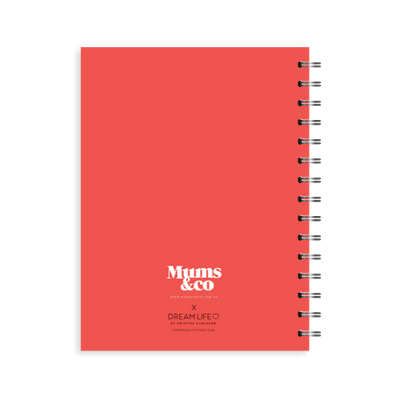 A5 Spiral Journal - Mums & Co - Mumbition™  - Red