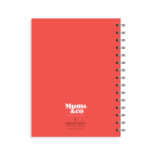 A5 Spiral Journal - Mums & Co - Mumbition™  - Red