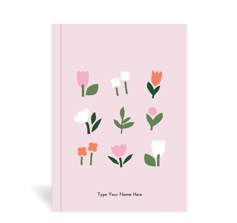 A5 Journal - Blooms - Pink