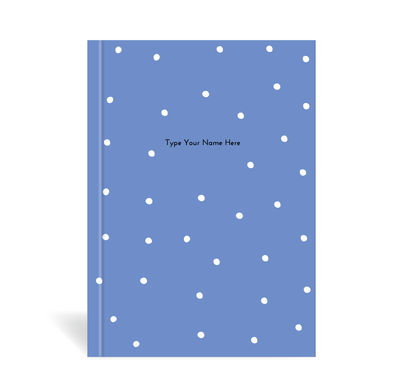 A5 Journal - Dots - Cornblue