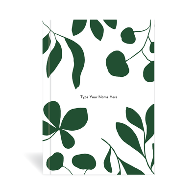 A5 Journal - Leaves - Green