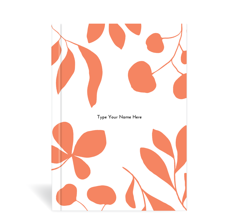 A5 Journal - Leaves - Terracotta